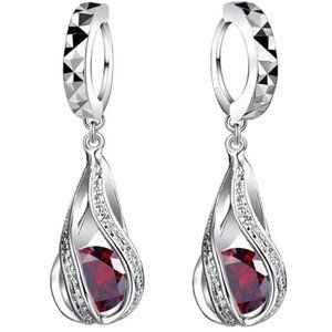 925 Sterling Silver Earrings Spiral Timeless Beauty Classic Elegance Luxury